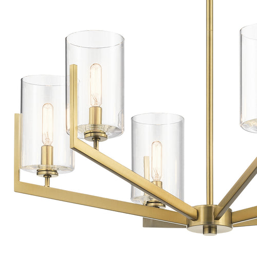 Elstead Kichler Nye Hanglamp met meerdere armen, geborsteld natuurlijk messing