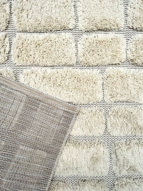 AFK Living vloerkleed Hilly - reliëfeffect - beige - 120 x 170 cm - vtwonen shop