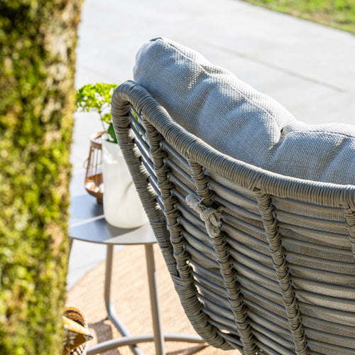 Garden Impressionsloungestoel incl. voetenbank Melfort grey sand