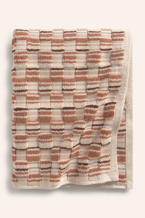 Calma House Handdoek Mercurio - Aardekleur - 50x90