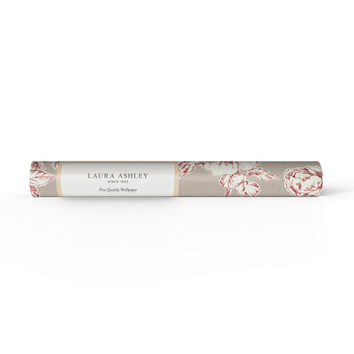 Laura Ashley Vliesbehang - Pollington Roses Donkergrijs