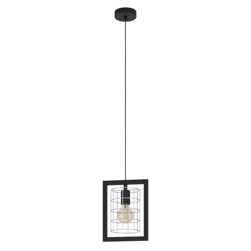 EGLO hanglamp Jubily - 22 cm - e27 - staal - industrieel - zwart - vtwonen shop