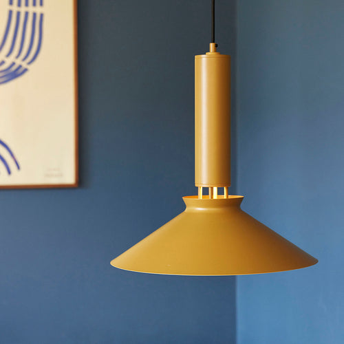 Hübsch hanger Coney - aluminium/ijzer - ø40xh42cm - vtwonen shop