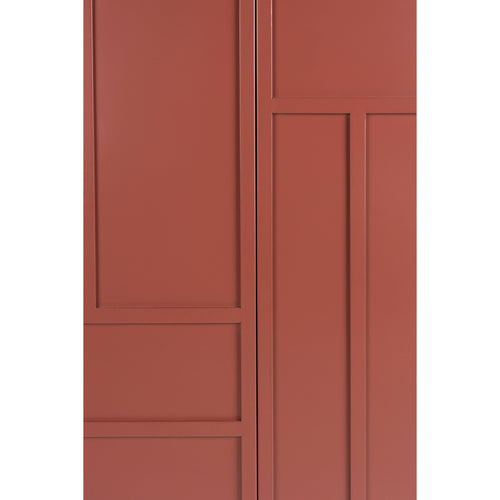 Housecraft Living Davis Kast Metaal Bruin/ Rood - vtwonen shop