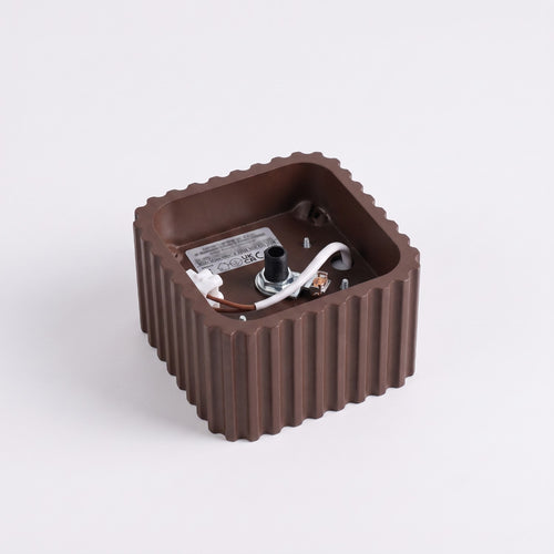 Sollux Lighting Plafondlamp RIFF 1 bruin Gx53 - 10x10x6cm