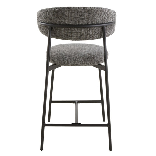 Calicosy - DRACO Set van 2 krukken - Grijs - 53x52x94 cm
