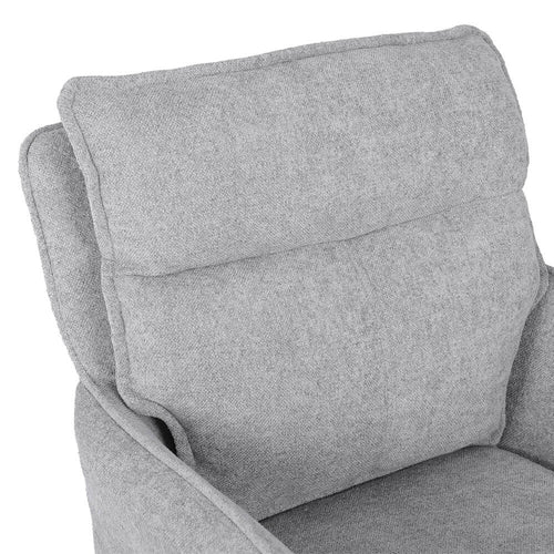 HOME DELUXE bureaustoel CORA geweven stof grijs - in hoogte verstelbaar - vtwonen shop