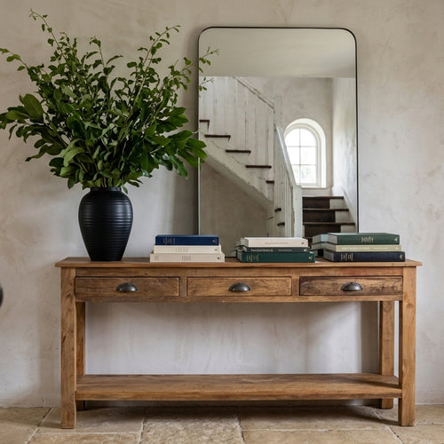 Raw materials sidetable Farmwood -  3 lades - FSC-gerecycled hout