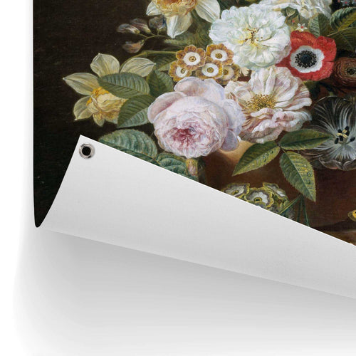 Reinders tuinposter Eelkema - Stilleven met bloemen - 80x60cm
