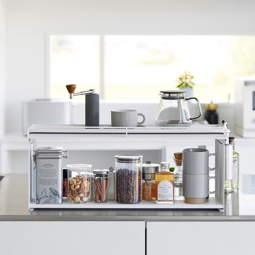 Yamazaki Aanrecht Organizer - Tower - Wit - vtwonen shop