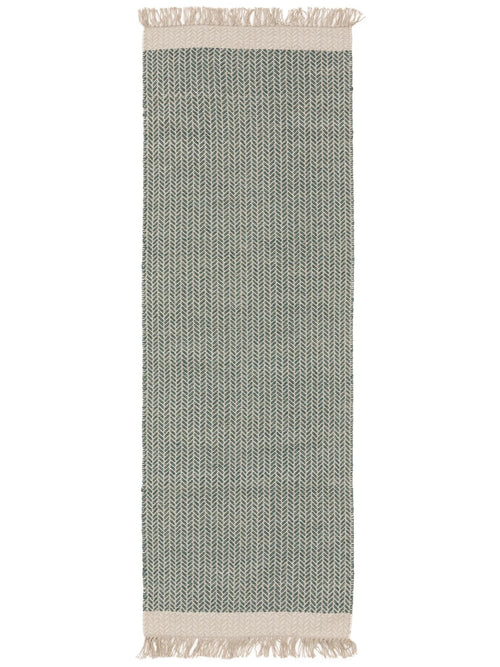 benuta wollen loper Kim - mint - 80x250 cm