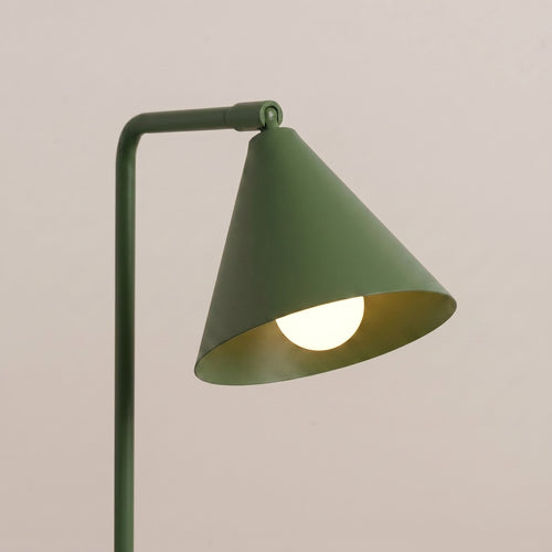 Sollux Lighting Tafellamp NOX olijfgroen - 18x18x35cm