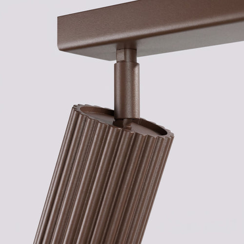 Sollux Lighting Plafondlamp KARBON 4L bruin - 81x6,5x16,5cm