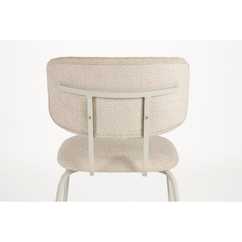 Housecraft Living Jaze Eetkamerstoelen Off-White/ Gebroken wit - Set van 2