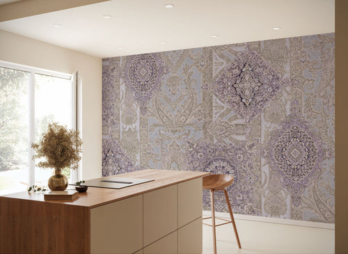 Komar fotobehang etnisch motief paars - 250 x 350 cm - 613322