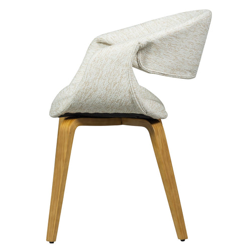 WOOOD eetkamerstoelen Yossi Houten Naturel Poot - Naturel - Set van 6
