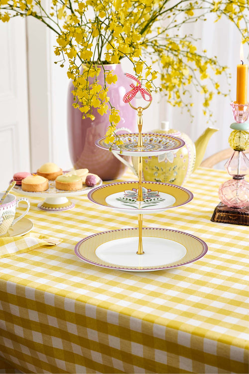 Pip Studio Etagere 3 laags - Lily&Lotus - Geel