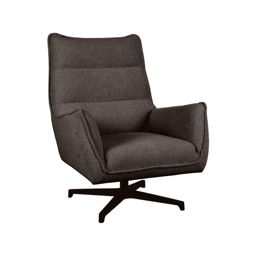 LABEL51 Fauteuil Rodia - Bruin Bouclé - Draaibaar - vtwonen shop