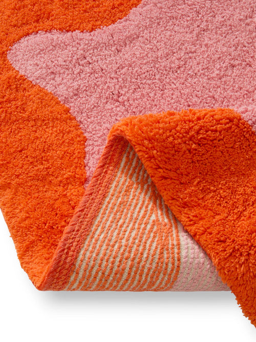 benuta badmat Cara - roze/oranje - 70x120 cm