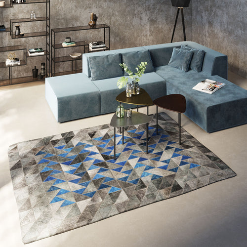 Kare Design Hoekbank Infinity rechts fluweel ocean - vtwonen shop