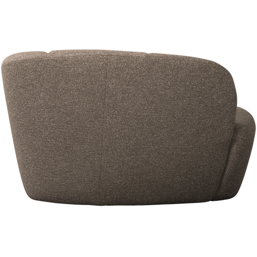 WOOOD 2-zits bankje rechts Mojo - Polyester - Bruin Melange - - vtwonen shop