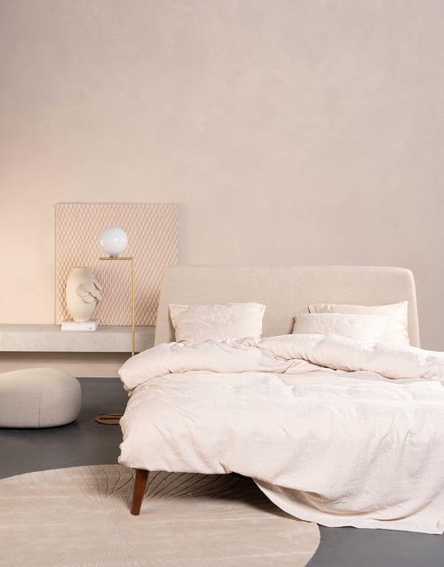 Essenza Willow dekbedovertrek - Lits-Jumeaux XL – 260x200/220 cm - Vanille