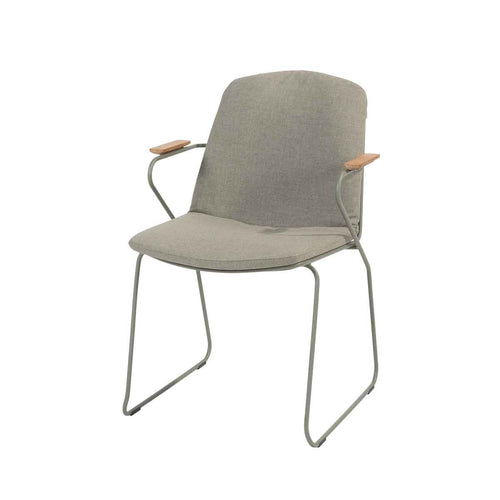 4 Seasons tuinstoel Veneto olijf kleurig - stapelbaar