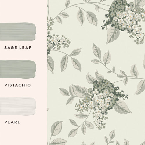 Laura Ashley Vliesbehang - Portland Groen