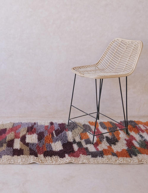 AFK Living vloerkleed Berber - handgemaakt - Wol - 80 x 306 cm - vtwonen shop