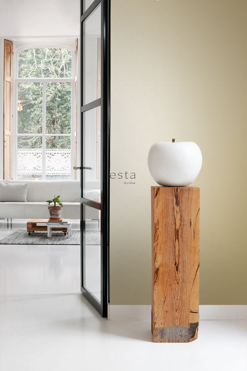 ESTAhome behang effen glanzend goud - 53 cm x 10.05 m - 139110