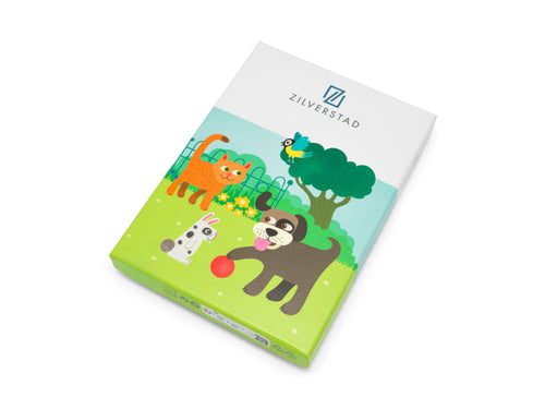 Zilverstad - Kindercouvert Huisdieren - 4 delig - RVS - vtwonen shop