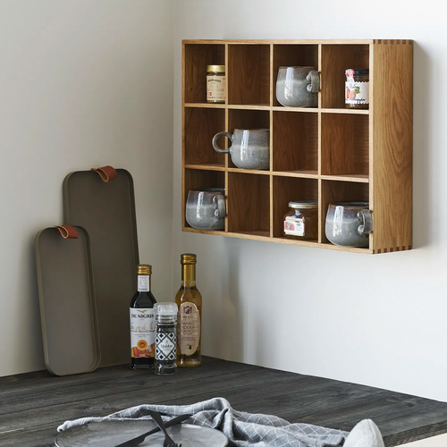 Artichok Boet Eikenhouten Wandplank - 39 x 51 cm