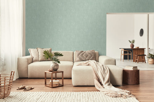 Walls4You behang betonlook mintgroen - 53 cm x 10.05 m - 935338 - vtwonen shop