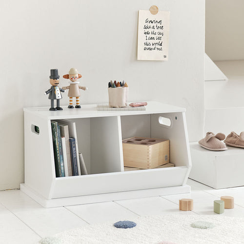 Petite Amélie Speelgoedkist CIEL - MDF - wit