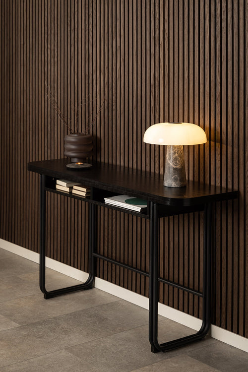 Rebellenclub Eetkamertafel Rocca - 140 x 80 cm - Zwart