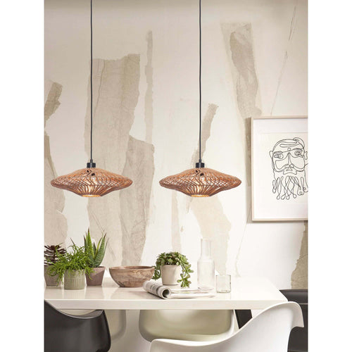 GOOD&MOJO hanglamp Zanzibar - bruin - Ø40cm - vtwonen shop