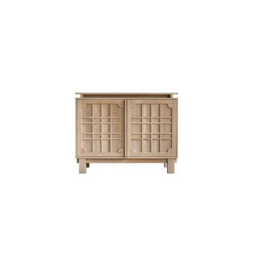 Tikamoon Massief eikenhouten buffet 120 cm - Naturel