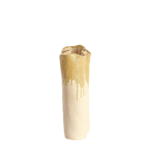 Light & Living vaas Flovilla - wit - 26x14x40cm - vtwonen shop