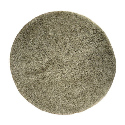 Interieur05 vloerkleed Pilo - hoogpolig - groen - Ø240 cm - vtwonen shop
