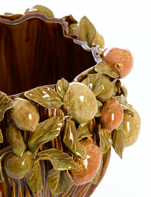 Light & Living vaas LEMONI - Ø38x33cm - bruin - vtwonen shop