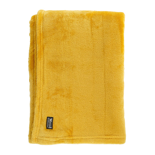 In The Mood Collection Famke Fleece Plaid - L180 x B130 cm - Geel - vtwonen shop