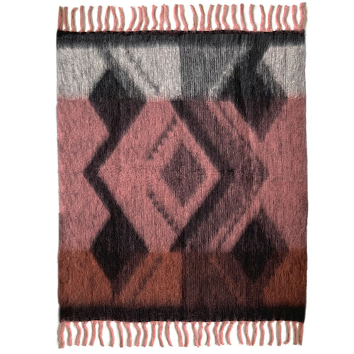 Malagoon plaid Zapotec - zacht zwart - 100% recycled