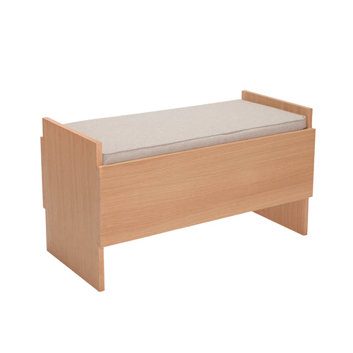Hübsch bank Forma - mdf/eikenfineer/polyester - 85x42xh48cm