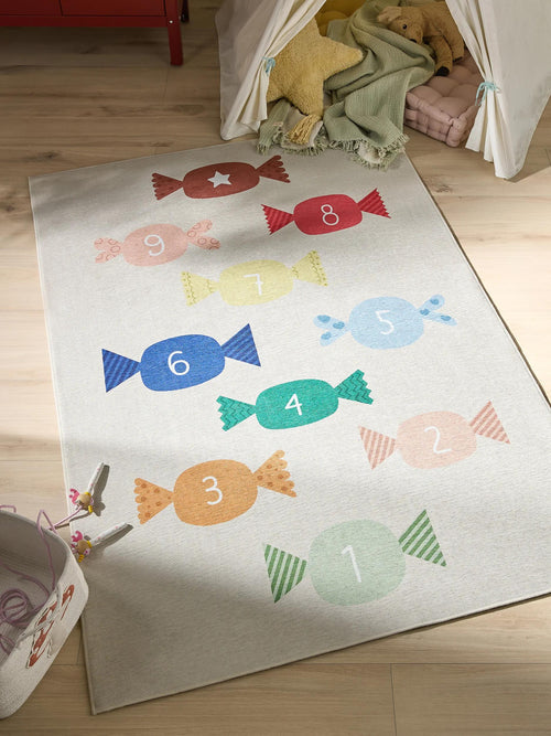 benuta kindervloerkleed Pepe - veelkleurig - 120x170 cm