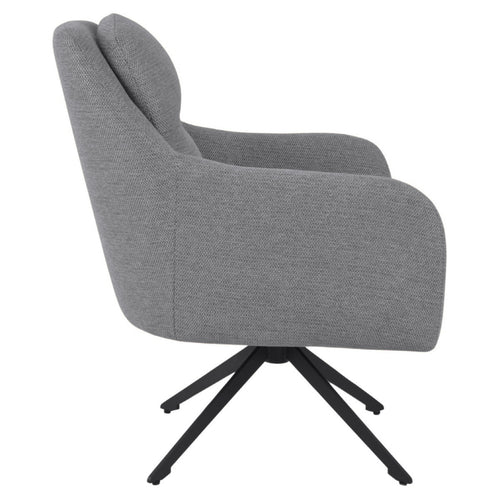 Giga Meubel Fauteuil Matthias - Stof/Metaal - Taupe