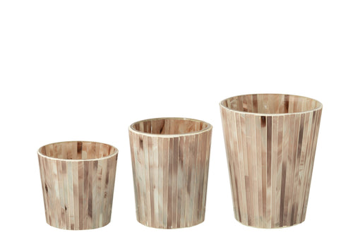 J-Line geurkaars Noa - Tender Rose - glas - roze - large - 75U