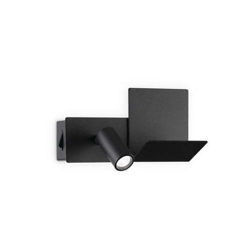 Ideal Lux KOMODO-1 LED Leeslamp Zwart, Ingebouwde Schakelaar, 3000K, Niet Dimbaar