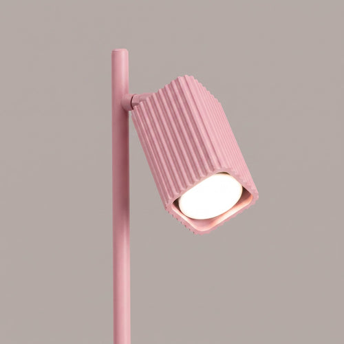 Sollux Lighting Tafellamp RAYO roze - 14,5x14,5x43cm