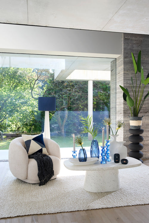 Light & Living vloerlamp KUALA - Ø25x124cm - wit - vtwonen shop