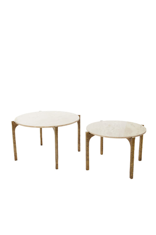 Light & Living tafel  - bruin - 76x76x44 cm